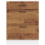 vidaXL Kuhinjska osnovna omarica Lucca starinski les inženirski les | Shoptok.si