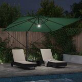 Roma Suncobran Zelena 286 x 284 x 270 cm Aluminij i poliester | Eponuda.com