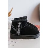 Boto Children's Quilted Snow Boots Black Leonora | ePonuda.com