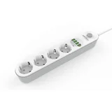 2m električni razdelilec 4x USB polnilec, (20373022)
