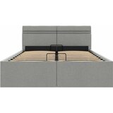  Hidraulični okvir za krevet LED svjetlosivi tkanina 140x200 cm | Eponuda.com