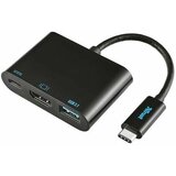 Trust Adapter Multiport 21260, USB-C/HDMI/USB-C PD/USB-A 3.1, Crni | shoptok.hr