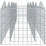  Lučna gabionska povišena gredica 400x50x50 cm pocinčano željezo | shoptok.hr