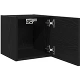 vidaXL TV omare s steno 2 kosa Črni hrast 30,5x30x30 cm, (22012338)