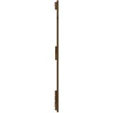  Zidno uzglavlje smeđa boja meda 185x3x90 cm od masivne borovine | shoptok.hr