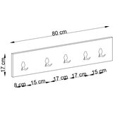 Hanah home Čiviluk Besli Walnut | ePonuda.com