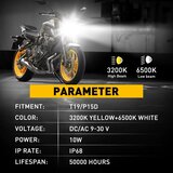 Auxito T19 P15D-25-1 LED sijalica 6500K bela za motocikl T19-GF-W1 | Eponuda.com
