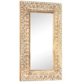  Ručno izrezbareno ogledalo 80 x 50 x 2,6 cm masivno drvo manga | Eponuda.com