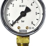 ich-zapfe Delovni manometer 0-6/3 bar, 1/4 AG priključek, natančen za obrtnike, (5000216718) Cene