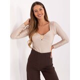 Italy Moda Blouse-IT-BZ-21629.82-beige | Shoptok.si