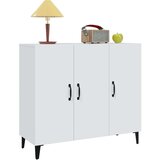  Komoda bela 90x34x80 cm konstruiran les, (20654786) | Shoptok.si
