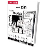 UNI ball Uni Pin set markera (gift set 8kom) Manga s tutorijalom + tehnička olovka M5-228 (0,5) u kutiji | shoptok.hr
