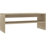 Maison Chic Klubska mizica - kavna mizica - Nizka mizica sonoma hrast 100x40x40 cm iverna plošča, (21752757) Cene