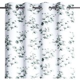  Curtain SERENITY color white printed theme vegetable style classic silver silver metal eyelets blackout 140x250 AmeliaHome | shoptok.hr