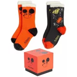 Mini Rodini Otroške nogavice 2-pack oranžna barva