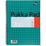 Pukka Pads zvezek A4 pukka pad metallic s špiralo, črte, 100 listov Cene