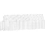  Kavez za piliće 2 pcs Srebrno 600 x 100 x 210 cm Cinkani čelik | shoptok.hr