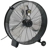 W Industrijski ventilator s bubnjem 77 cm 240 W crni | shoptok.hr