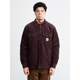 Carhartt WIP Prehodna jakna 'Whitsome' oranžna / vinsko rdeča / bela | Shoptok.si