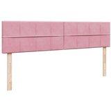 vidaXL Otomanski krevet s madracem&LED ružičasti 180x200 cm baršunasti | shoptok.hr