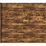 Krevet s ladicama Dimljeni hrast 200 x 200 cm Konstruirano drvo | shoptok.hr