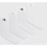 Calvin Klein Jeans Čarape 4-pack za žene, boja: bijela, 701229687