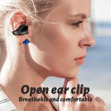 Venisymlis Ušesne slušalke Bone Conduction Bluetooth 5.3 s priponko, šport, tek, (22102002) | Shoptok.si