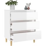  Komoda sjajna bijela 60 x 35 x 70 cm od konstruiranog drva | Eponuda.ba