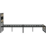 Metalni okvir kreveta bez madraca boja hrasta sonome 135x190 cm | shoptok.hr