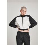 UC Ladies Women's short raglan wrinkled jacket Batwing blk/wht | Shoptok.si