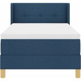  Krevet s opruga kutije s jastukom Plava 200 x 100 cm tkanina | shoptok.hr