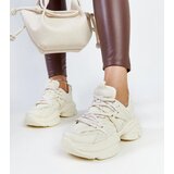 Gemre Light beige sporty sneakers Feaven | Shoptok.si