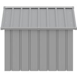  za pse sivi 116,5x103x81,5 cm pocinčani čelik | Eponuda.ba