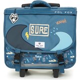 Pol Fox CARTABLE TROLLEY 38 CM A ROULETTES Plava | shoptok.hr