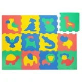 Hakuna podloga puzzle za djecu - Safari životinje 120 x 90 x 1,2 cm