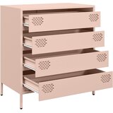  Komoda ružičasta 68x39x73,5 cm hladno valjani čelik | shoptok.hr