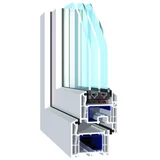Prozor PVC 80x60cm lijevi