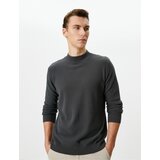 Koton Half Turtleneck Sweater Knitwear Textured Long Sleeve Cotton Cene