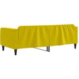vidaXL Dnevni krevet žuti 90 x 200 cm baršunasti | shoptok.hr