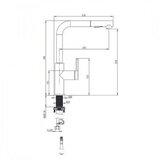 Deante kuhinjska armatura MOMI BKM 073M | Shoptok.si
