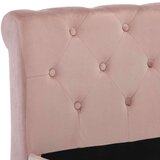 vidaXL okvir za krevet ružičasti baršunasti 200 x 200 cm | shoptok.hr