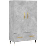 Visoka komoda boja betona 69 5 x 31 x 115 cm konstruirano drvo | shoptok.hr