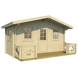 Male kuće Drvena kuća Piha-Aitta 12 380 × 234 cm sa šindrom | shoptok.hr
