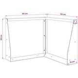  Zid za zadržavanje 50 x 50 x 30 cm Čelik Maslinastozelena | shoptok.hr