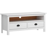 TV omarica Hill bela 110x40x47 cm trdna borovina, (20622834) | Shoptok.si