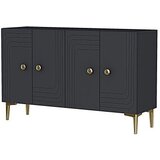 Hanah home konzola lessi 120 anthracite gold | Eponuda.com