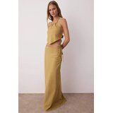 TRENDYOLMILLA Ženski komplet bluza i suknja Tbess25Au00089, Kaki | Eponuda.com