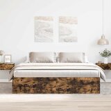  Okvir za krevet boja hrasta 180 x 200 cm veliki bračni | Eponuda.ba
