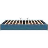  Otomanski krevet s pohranom Tamno plava 140 x 190 cm Baršun | shoptok.hr