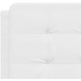 vidaXL Okvir kreveta s LED svjetlima bijeli 140x190 cm od umjetne kože | shoptok.hr